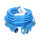 Camping Verlängerungskabel mit CEE Camping Stecker und Kupplung blau 230V 16A 2,5mm² in strahlendem Blau – Stabil & Zuverlässig – „Made in Germany“ 15 Meter