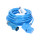 Camping Verlängerungskabel mit CEE Camping Stecker und Winkelkupplung mit Schukosteckdose blau 230V 16A 2,5mm² in strahlendem Blau - Robust & Sicher – „Made in Germany“