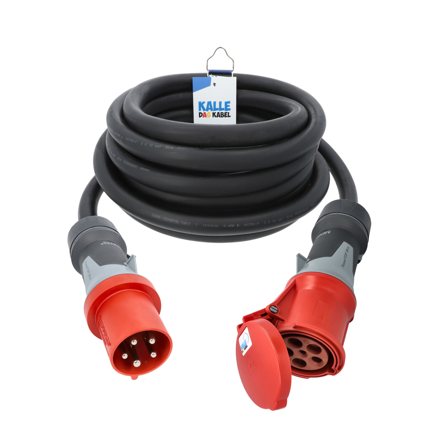 Verlängerungskabel 15m IP44 Orange H07RN-F 3G1,5 Stecker / Kupplung gü