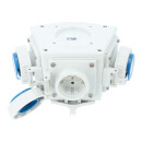 CEE Delta-Box 3-fach Verlängerungsleitung „AQUASAFE“ / Gummi H07RN-F 230V / 16A / 2,5mm² / IP67 „Made in Germany“ 50 Meter