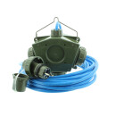 Stromverteiler KALLE Aquasafe Delta-Box SCHUKO IP68 EXTREME BLAU BUND 25 Meter