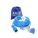 Kalle Verlängerungskabel CEE 230V 16A 2,5mm²  2-Fach Kupplung Extreme Blau  IP44 50 Meter