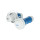 Personenschutzschalter KALLE PRCD-S+ Aquasafe IP68 H07BQ-F 3G 2,5 (PUR-Kabel) blau 1-Fach