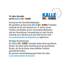 Kalle Landanschlusskabel CEE 230V 16A 2,5mm² Philippi Kupplung Extreme Blau IP44