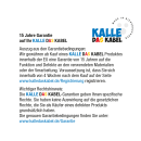 Kalle Landanschlusskabel CEE 230V 16A 2,5mm² Philippi Kupplung Extreme Blau IP44 1,5 Meter
