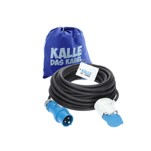 CEE Verl&auml;ngerung KALLE Blue Winkel KOMPAKT 3G 1,5mm&sup2; 20 Meter