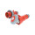 CEE Verlängerung KALLE Red Aquasafe 16A IP67 5G 1,5mm² Phasenwender 5 Meter