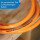 Camping Verlängerungskabel mit CEE Camping Stecker und Winkelkupplung Kompakt 230V 16A 2,5mm² in Signalfarbe Orange - Robust & Sicher – „Made in Germany“ 10 Meter
