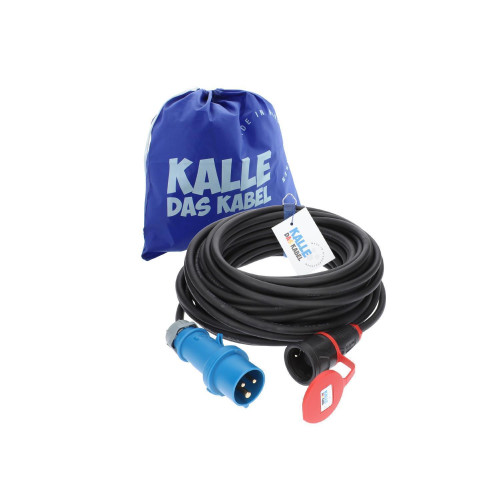 CEE Adapterleitung KALLE Blue CEE auf SCHUKO Professional 3G 1,5mm&sup2; 20 Meter