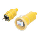 Verl&auml;ngerungskabel KALLE Classic Colour 3G 1,5mm&sup2; gelb 20 Meter