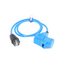 CEE Adapterleitung KALLE Blue EXTREME SCHUKO auf CEE Winkelkupplung 3G 2,5mm² 1,5 Meter