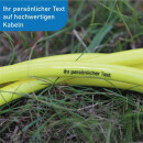 Camping Verlängerungskabel mit CEE Camping Stecker und Winkelkupplung mit Schukosteckdose blau 230V 16A 2,5mm² in Signalfarbe Gelb - Robust & Sicher – „Made in Germany“ 5 Meter