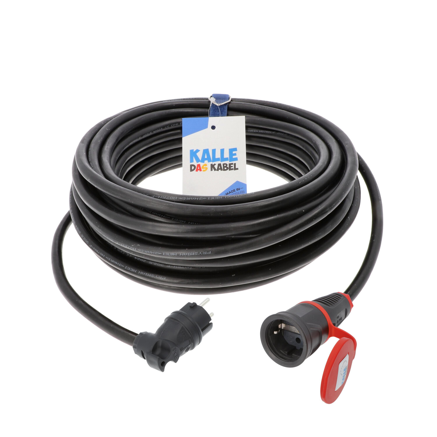 Simon Expert Verlängerungskabel IP44 – 4 Steckdosen, 1,4 M Kabel, Mit Magnet & Schalter
