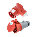 Kalle CEE Gummi-Verlängerungskabel Winkelstecker Vario Top 400V 16A IP44 5G 1,5mm² 5 Meter