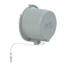 Wasserschutzkappe für IP67 CEE-Stecker 16A (3p), grau