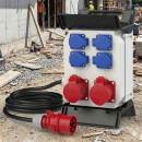 Kunststoff-Mobilverteiler Modell SCHWAZ IP54 400V 16A