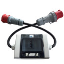 Kalle SafeDown 63/32 – CEE Adapter 400V 63A auf 32A...
